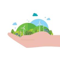 Nature and Eco friendly concept vector