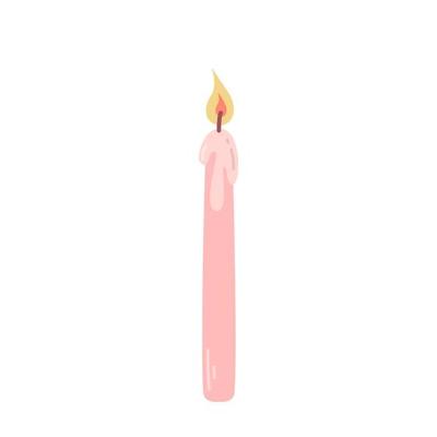 Pink Candle Vector Art, Icons, and Graphics for Free Download