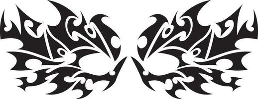 Tribal tattoo element vector