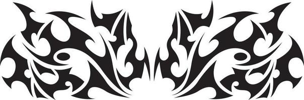 Tribal tattoo element vector