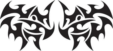 Tribal tattoo element vector