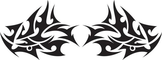 Tribal tattoo element vector