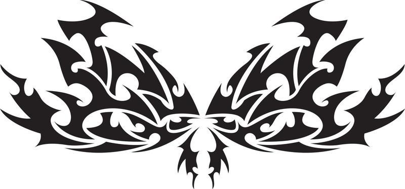 Tribal tattoo element