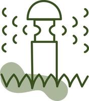 Garden sprinkler, illustration, vector on a white background.