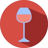 icono de copa de vino vector