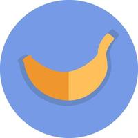 Yellow banana, illustration, vector, on a white background. vector