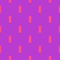 Pink ice cream on a stick , seamless pattern on a purple background. vector