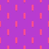 Pink ice cream on a stick , seamless pattern on a purple background. vector