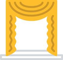 Event curtain, illustration, vector, on a white background. vector