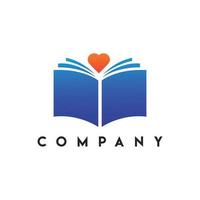 logotipo de amantes de los libros, logotipo de la comunidad de amantes de los libros vector