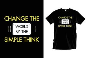 Change the world by the simple think vector