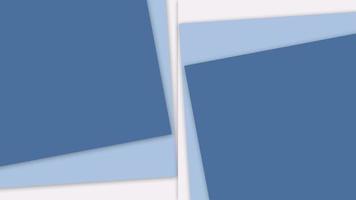 geometrischer blauer quadratübergang auf grünem bildschirm chroma-key-hintergrund. Fotoalbum-Stil. Animation öffnen und schließen, vom Bildschirm zum neuen wechseln. perfekt für die Anpassung Ihres eigenen Designs. video