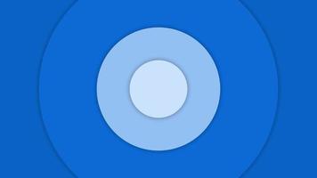 Modern blue circle frames transition on green screen chroma key background. Technology concept.Open and close animation,  change from screen to new one. Perfect for adapting your own design video