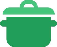 Cooking saucepan, illustration, vector on a white background.