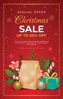 Christmas Sale Poster vector