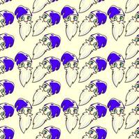 Gnome pattern, seamless pattern on bright background. vector