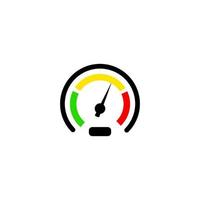 Speedometer Panel Icon Simple Vector Perfect Illustration