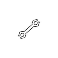 Wrench Icon Simple Vector Perfect Illustration