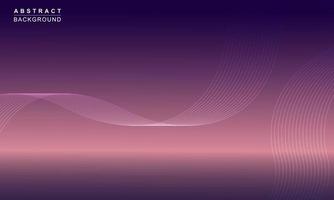 Dark blue and pink gradient color with wave background. Vector illustration. EPS 10.