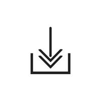 Download icon vector symbol illustration design template