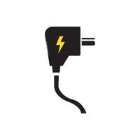 electrical plug Logo Template vector icon illustration design