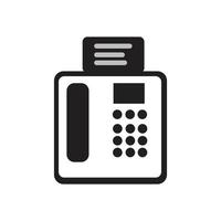 fax machine Logo Template vector icon design