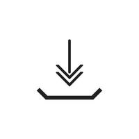 Download icon vector symbol illustration design template