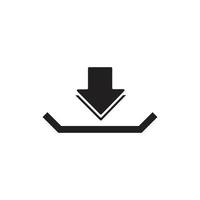 Download icon vector symbol illustration design template