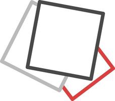 Office sticky notes, illustration, vector, on a white background. vector