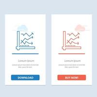 Graph Analysis Analytic Analytics Chart Data  Blue and Red Download and Buy Now web Widget Card Temp vector