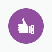 Like Finger Gesture Hand Thumbs Up Yes vector