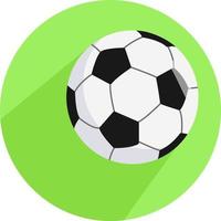 Football ball, illustration, vector on white background.