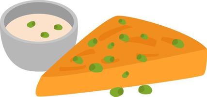 Rosti food, illustration, vector on white background