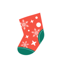 christmas sock illustration icon png