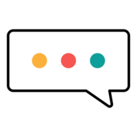 chat speech bubble icon png