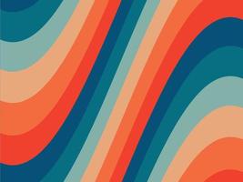 Psychedelic retro groove background vector
