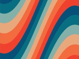 Psychedelic retro groove background vector