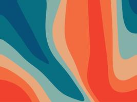 Psychedelic retro groove background vector