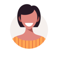 avatar de personaje de persona de mujer png