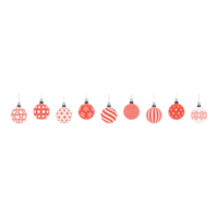 christmas ball hanging flat bauble png