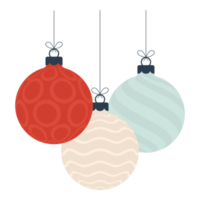 christmas ball hanging flat bauble png