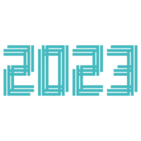 contento nuovo anno 2023 logo png