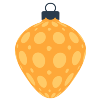 flat christmas bauble ball png