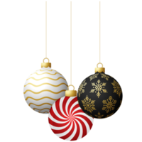 caramella Natale palla fronzolo png