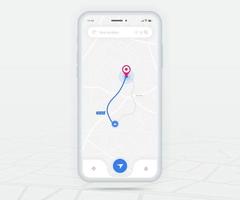 Map GPS navigation app ux ui concept, Mobile map application, Smartphone App search map navigation, Technology map, City navigate maps, City street, gps tracking, Location tracker, Vector illustration