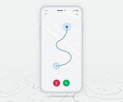 mapa gps navegación ux ui concepto, punto de destino de aplicación de mapa de teléfono inteligente en pantalla, navegación de mapa de búsqueda de aplicación, mapa de tecnología, mapas de navegación de ciudad, conductor de entrega, calle, pista, vector de ubicación