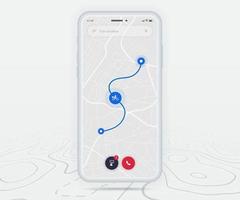 Map GPS navigation ux ui concept, Smartphone map application  destination point on screen, App search map navigate, Technology map, City navigation maps, delivery rider, street, track, location vector