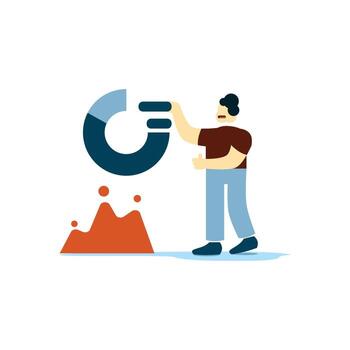 diagrama de interfaz Los diseñadores de ui y ux crean diseños de interfaz web funcionales para sitios web y aplicaciones móviles. concepto de proceso de creación de tramas digitales. ilustración de vector plano naranja y azul