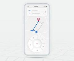 Map GPS navigation app ux ui concept, Mobile map application, Smartphone App search map navigation, Technology map, City navigation maps, City street, gps tracking, Location tracker, Vector