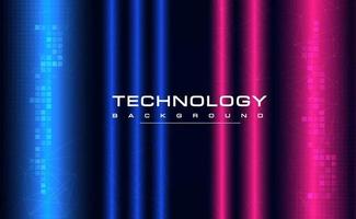 Digital technology circuits pink blue background, Ai big data iot, cyber cloud security, abstract neon wifi tech, innovation future, futuristic internet network connection, illustration vector